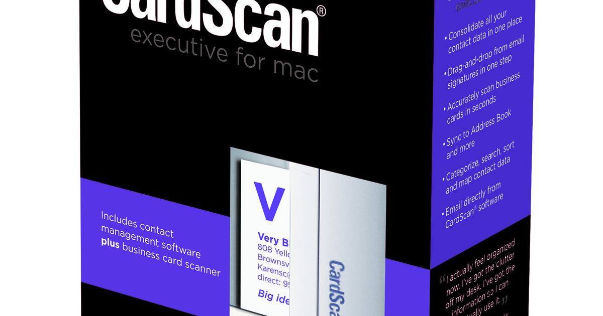 software for business cards mac